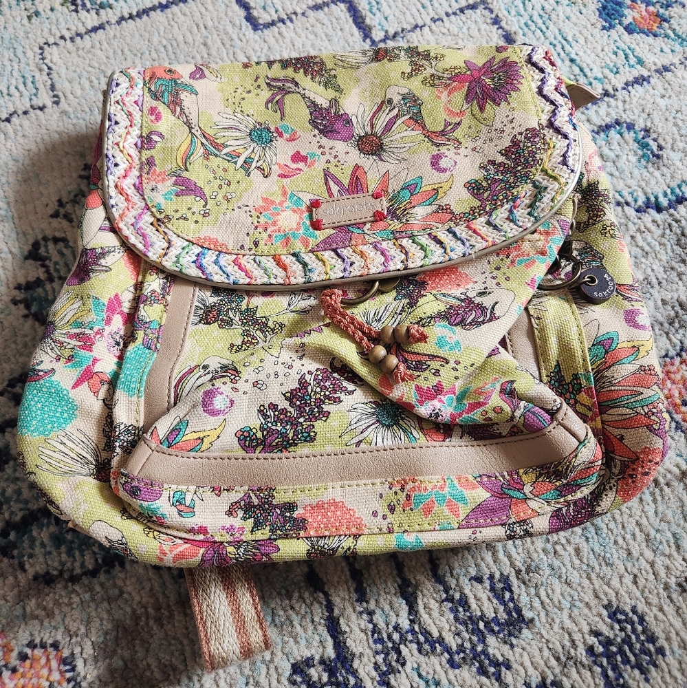 Sakroots Multicolor Floral Backpack